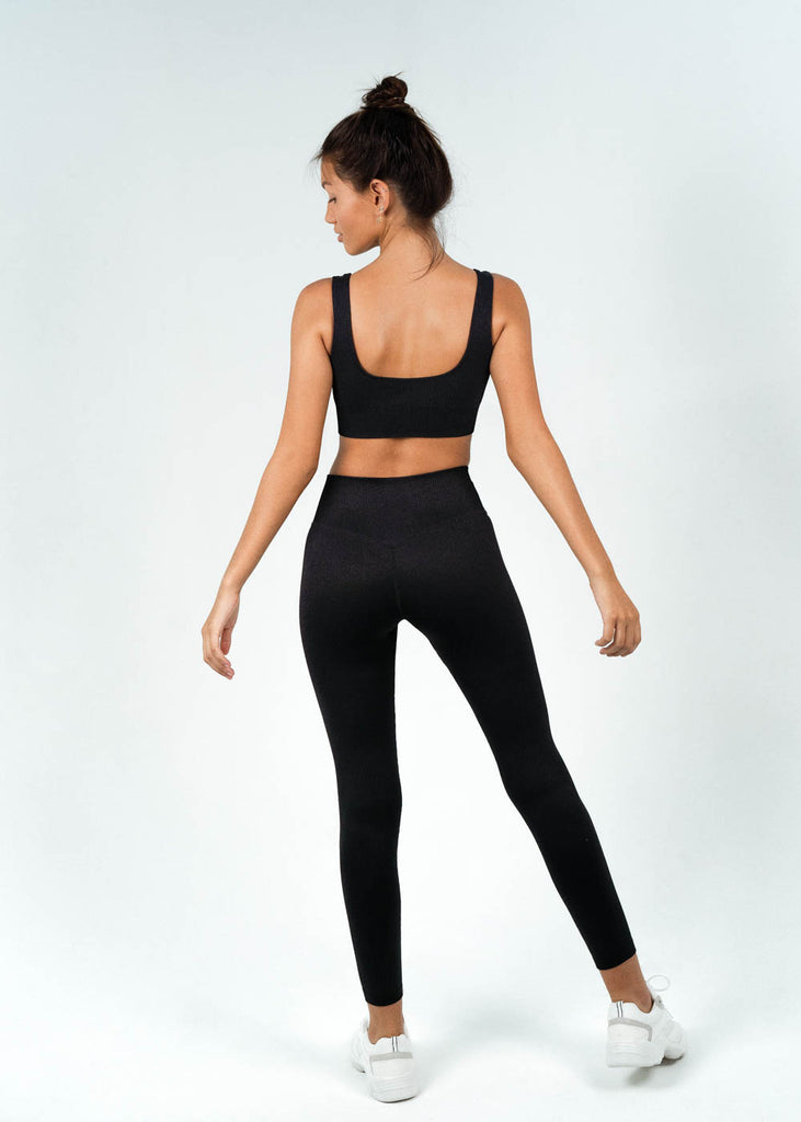 Seamless Ribbed Sports Top