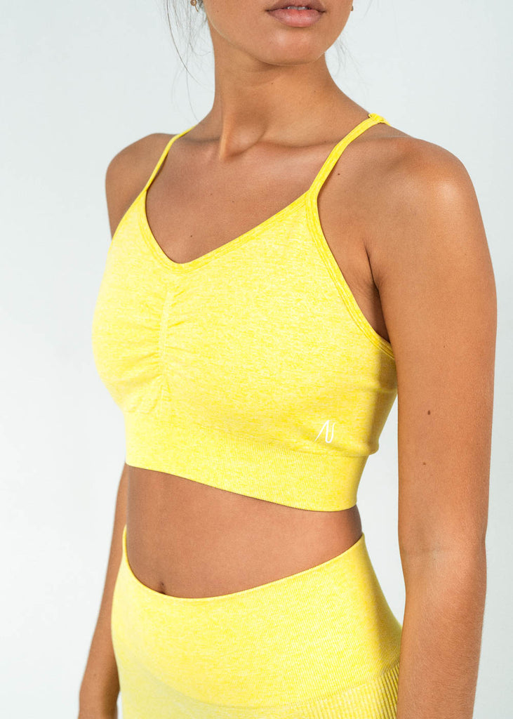 Seamless Ruched Sports Top