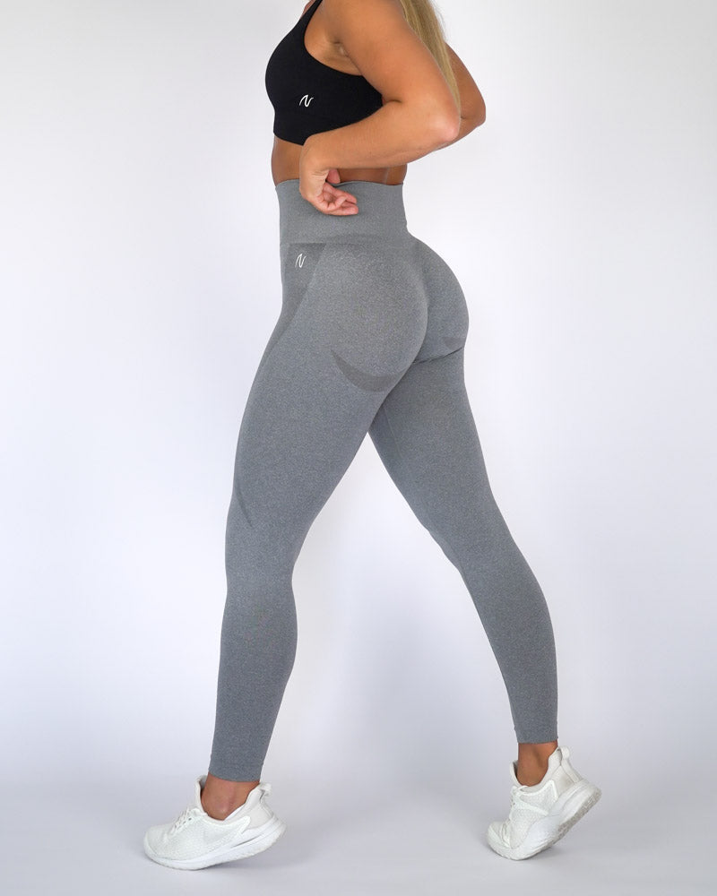grey contour seamless leggings