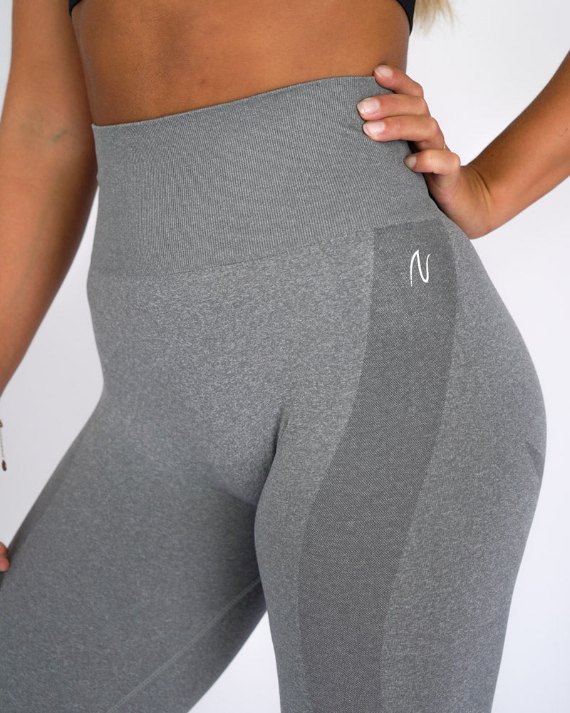 Grey contour seamless leggings best sale